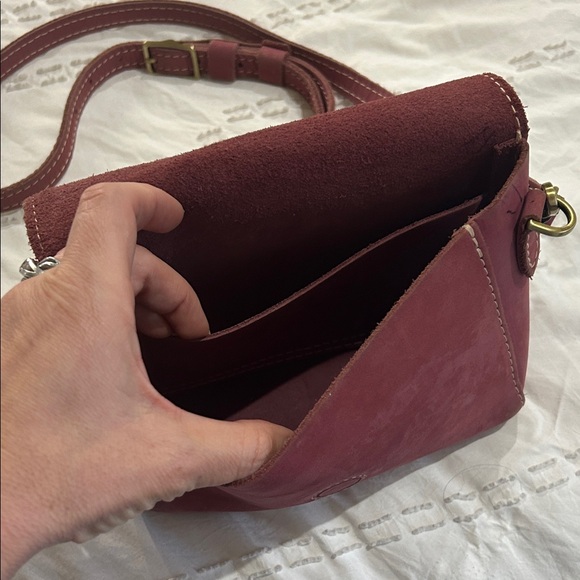 Portland Leather Goods Metro Crossbody Bag - mauve/rose - Picture 3 of 10